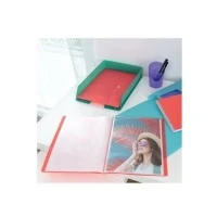 Abbildung von 2 x Esselte Ablagebox Colour&#039;Breeze A4 PP 25mm koralle