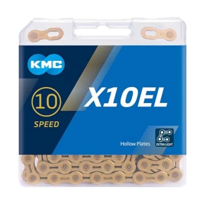 Abbildung von KMC Kette ,11/128&quot;, 114 Glieder X10EL Ti N gold