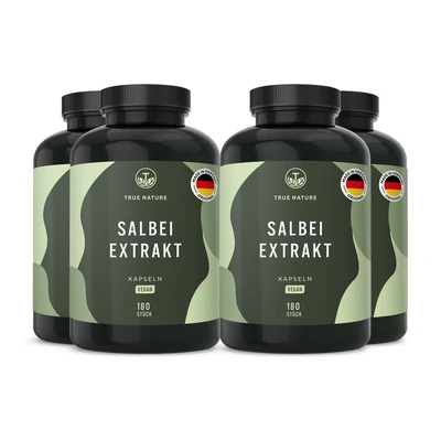 Abbildung von Salbei Kapseln Vegan, 12mg ätherische Öle, 24 Monate Vorrat 720 St
