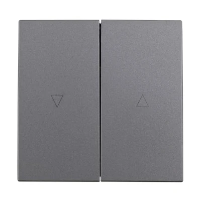 Abbildung von MC POWER Jalousie Taster SHALLOW 250V /10A, UP, Klemmanschluss, anthrazit, matt