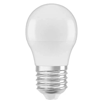Abbildung von OSRAM LED Lampe mit E27 Sockel, Warmweiss (2700K), Tropfenform, 5.5W, Ersatz für 40W Glühbirne, matt, STAR CLASSIC P, Warmweiß