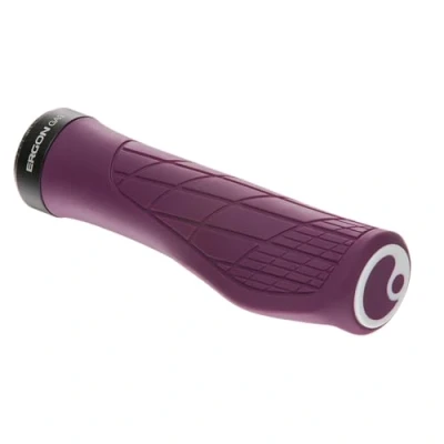 Abbildung von Ergon GA3 Fahrradgriff Ergonomisch mit Mini Wing MTB, All Mountain, Trail Regular Small Purple Reign