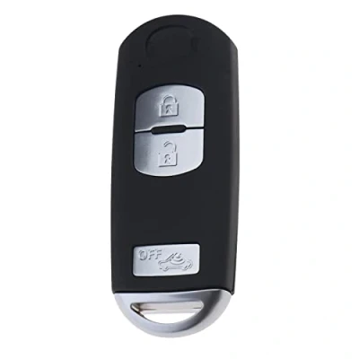 Abbildung von SG Store 3 Tasten Autoschlüssel Gehäuse Ersatz Kompatibel mit Mazda CX 5 6 Tourer MX Schwarz 85x30x19mm