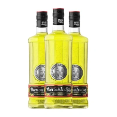 Abbildung von Gin Puerto de Indias Lemonberry 70 cl (Karton mit 3 Flaschen von cl)