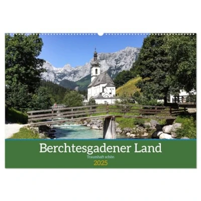 Abbildung von Berchtesgadener Land Traumhaft schön (Wandkalender 2025 DIN A2 quer), CALVENDO Monatskalender