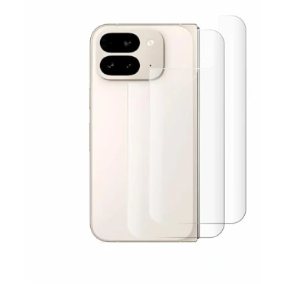 Abbildung von BROTECT 2 Stück Full Cover Schutzfolie für Google Pixel 9 Pro Fold (Rückseite) Screen Displayschutz Folie [3D Curved, Kristall Klar]