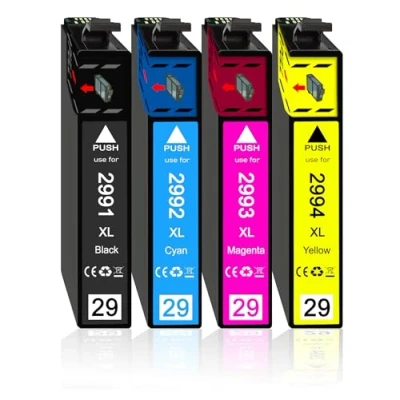 Abbildung von 29XL Tintenpatronen Kompatibel/Ersatz für Epson XP 235 245 247 255 257 332 335 342 345 352 355 432 435 442 445 452 455 (4er)
