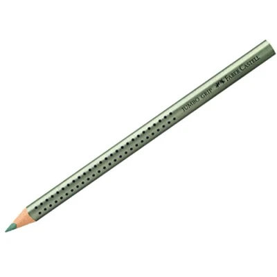 Abbildung von 12 x Faber Castell Farbstift Jumbo Grip grün metallic