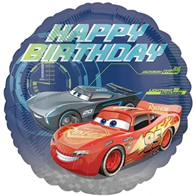 Abbildung von Folie Ballonautos 43 cm