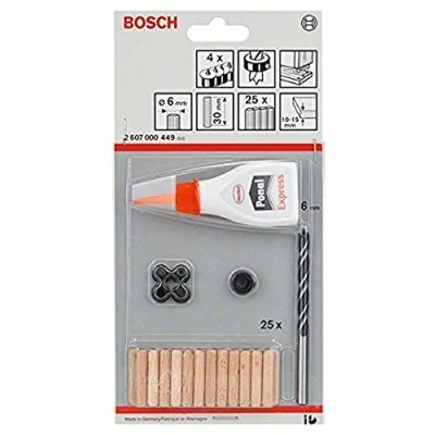 Abbildung von Bosch DYBEL SET 6MM M/BOR 32 STÜCK