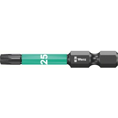 Abbildung von Wera Torx Bit T 25 867/4 IMP DC SB SiS Werkzeugstahl legiert, diamantbeschichtet F 6.3 1 St. (05073965001)