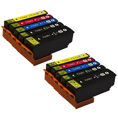 Abbildung von Bergsan Kompatibel mit Epson 33 33XL Multipack Patronen Druckerpatronen für Expression Premium XP 7100 530 540 630 635 640 645 830 900