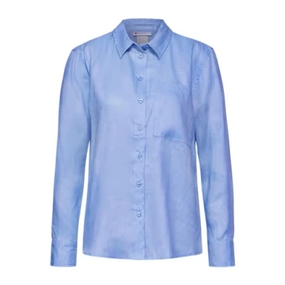 Abbildung von Street One Hemdbluse, Damen, Größe: 40, Blau