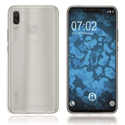 Abbildung von PhoneNatic Case kompatibel mit Huawei Nova 3 Crystal Clear Silikon Hülle transparent Cover