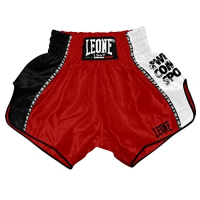 Abbildung von LEONE 1947, Trainingsshorts Kick Thai, Unisex Erwachsene, Rot, M, AB760