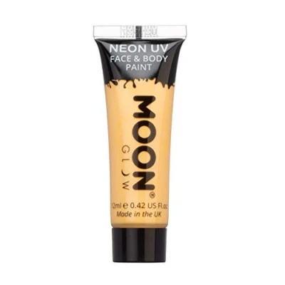 Abbildung von Moon Glow Pastell Neon UV Körperfarben Bodypaint 12ml Orange