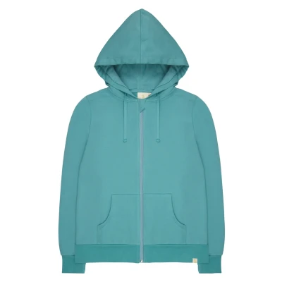 Abbildung von loud + proud Weicher Hoodie JAMA Sweatjacke, Damen, Größe: 42, Hellblau