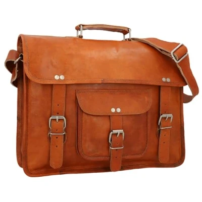 Abbildung von Gusti Leder Finlay 15&quot; Aktentasche, Größe: One Size, Brown