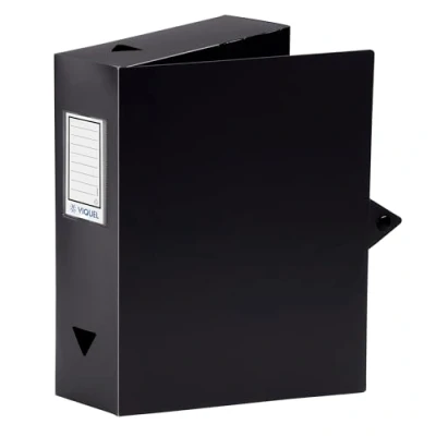 Abbildung von Viquel Class Doc Heftbox Polypropylen, Rücken 80 mm schwarz