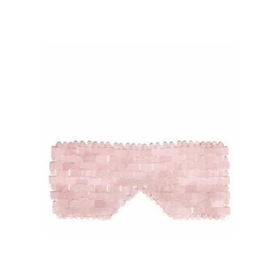 Abbildung von Crystallove Rose Quartz EYE MASK Maska CHŁODZĄCA NA Twarz Kwarc RÓŻOWY Gesichtsmaske für Kinder, Größe: One Size,