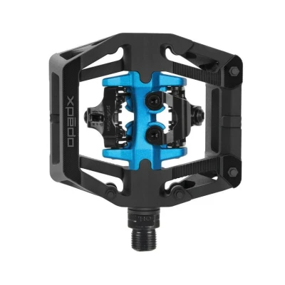 Abbildung von Xpedo Unisex Erwachsene GFX Neo Fahrradpedale, schwarz/blau, 9/16 Zoll