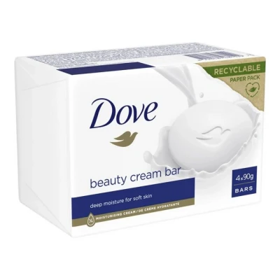 Abbildung von Dove Feste Seife, Original, feuchtigkeitsspendend, 4 x 90 g