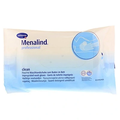 Abbildung von MoliCare Skin Reinigung Waschhandschuhe „Zum Baden im Bett“