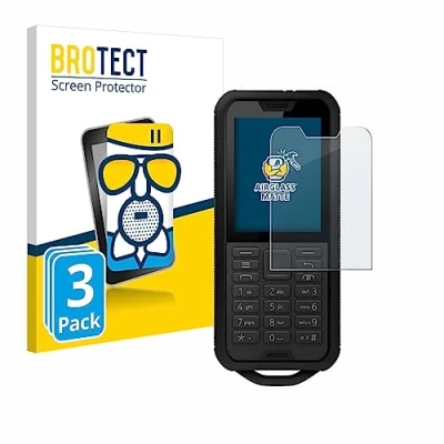 Abbildung von BROTECT Entspiegelungs Schutzglas für Nokia 800 Tough (3 Stück) Schutz Folie Panzerfolie Glas Matt [Extrem Kratzfest 9H, Anti Reflex]