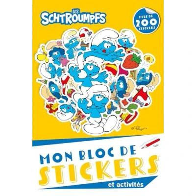 Abbildung von Les Schtroumpfs Bloc de stickers et activités: activités