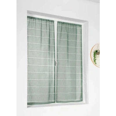 Abbildung von Linder 1 Paar Fensterscheiben, Eukalyptus, 70 x 160 cm, Grün