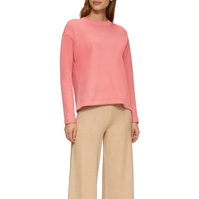 Abbildung von s.Oliver Weiches MIT Gebrushter OBERFLÄCHE Sweatshirt, Damen, Größe: 38, Papaya