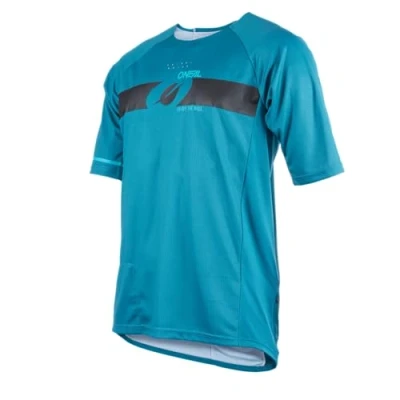 Abbildung von O&#039;NEAL Mountainbike Trikot MTB DH Downhill FR Freeride Atmungsaktives Material, Flache Nähte für mehr Komfort Pin it Jersey V.22 Erwachsene Petrol Blau Größe S