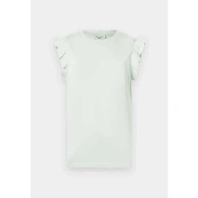Abbildung von Marc O&#039;Polo Denim Ruffles Top, Damen, Größe: Small, Mint mist
