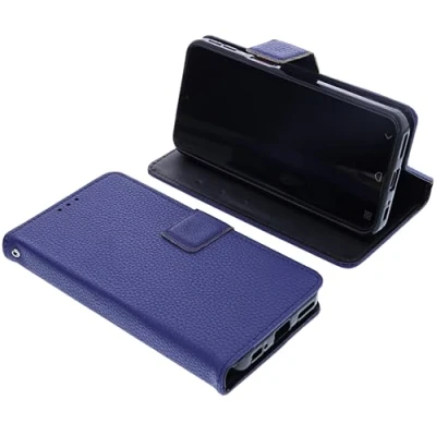 Abbildung von foto kontor Tasche kompatibel mit Emporia Smart 6 Lite Book Style blau Schutz Hülle Buch