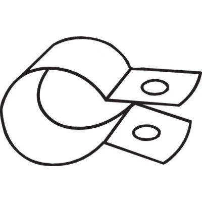 Abbildung von BOSAL 250 525 Halter, Abgasanlage 25 Bandschelle VOLKSWAGEN: GOLF 1, Polo II Schrägheck