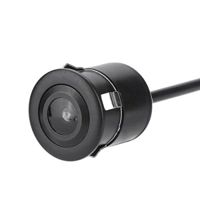 Abbildung von Mini Überwachungskameras, wasserdichte CCTV CCD Kamera Außenbereich Stoßfeste 170 Weitwinkel Farb Mit IR Nachtsicht PAL Überwachungssystem HD Bullet Objektiv Home Security Kamerasystem Auto Schwarz