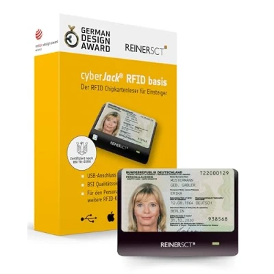 Abbildung von REINER SCT Speicherkartenleser cyberJack RFID Basis Personalausweisleser