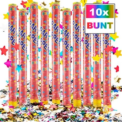 Abbildung von Goods+Gadgets Konfetti Kanone XXL Blaster 100 cm, Shooter Party Popper