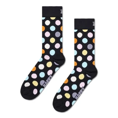 Abbildung von Happy Socks Big Dot Socken gepunktete farbenfrohe Baumwollsocken für Männer und Frauen