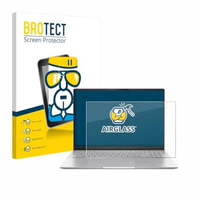 Abbildung von BROTECT Schutzglas für ASUS Vivobook S 16 OLED M5606 Schutzfolie Panzer Folie Glas [Extrem Kratzfest 9H, Anti Fingerprint, Ultra Transparent]