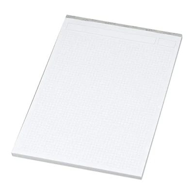 Abbildung von 5 x Elco Businessblock Prestige A4 80 g/qm hellgrau kariert 5mm Bla