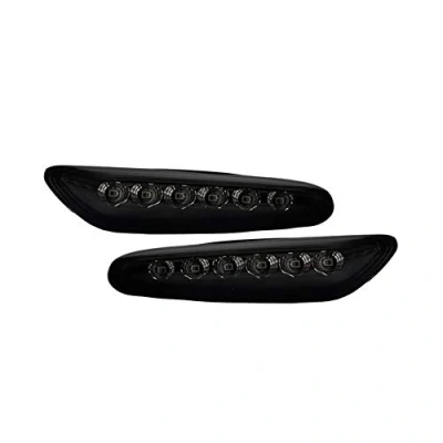 Abbildung von AUTO STYLE Satz LED Seitenblinker (OE Plug) kompatibel mit BMW 1er E8x / 3er E9x 5er E6x Smoke