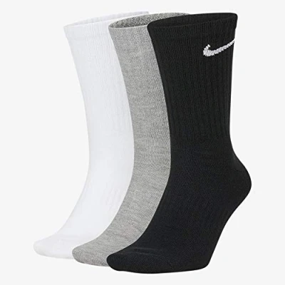 Abbildung von Nike Herren Everyday Lightweight Crew Trainings Socks (3 Pairs) Socken, Mehrfarbig, 3842 (Herstellergröße: M)
