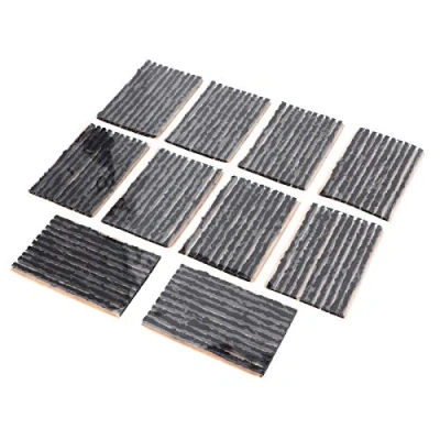 Abbildung von Reifen Reifenreparatur Stopfen Gummi, 100 Stück 100x3mm Tubeless autoreifen felgen reparaturset Gummi Dichtungsstreifen Pannenhilfe für Auto Motorrad(schwarz)