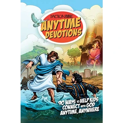Abbildung von The Action Bible Anytime Devotions: 90 Ways to Help Kids Connect with God Anytime, Anywhere
