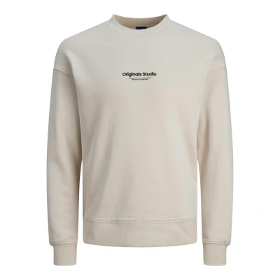Abbildung von Jack &amp; Jones Jorvesterbro CREW NECK Sweatshirt, Herren, Größe: XL, Moonbeam