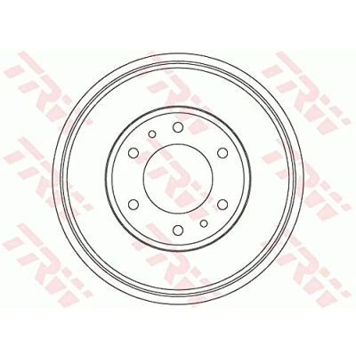 Abbildung von TRW DB4423 Bremstrommel 335 MITSUBISHI: L200 / Triton IV Pickup, Pritsche Fahrgestell