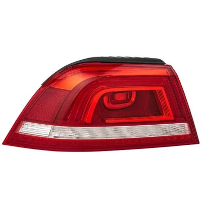 Abbildung von HELLA 2SD 010 697 091 Rückleuchte links äusserer Teil LED 12 glasklar, Rot mit Lampenträger VOLKSWAGEN: Eos