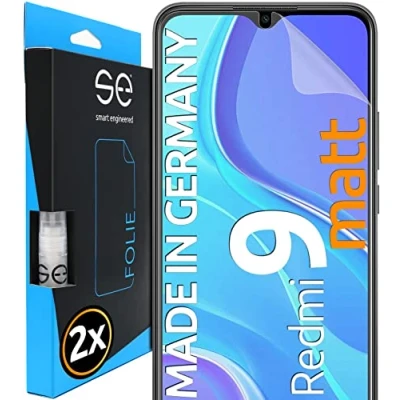 Abbildung von s.e Schutzfolie für Samsung Galaxy A12, 2 Stück, Full Screen, Positionierhilfe, A12 Schutzfolie, transparente Displayfolie, funktionierende Alternative zu Schutzglas, Schutzglasfolie