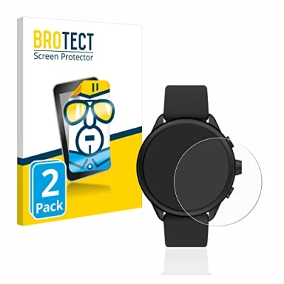 Abbildung von BROTECT (2 Stück Schutzfolie für Fossil Smartwatch Wellness (Gen 6) Hybrid Displayschutz Folie Ultra Klar